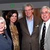 Murray Hendel and wife Pauline welcome County Manager Leo Ochs and County Commissioner Georgia Hiller
